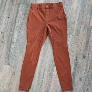 Time and Tru Women's Skinny Pants - Rust